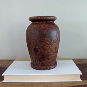 Wooden Costa Rican Vase